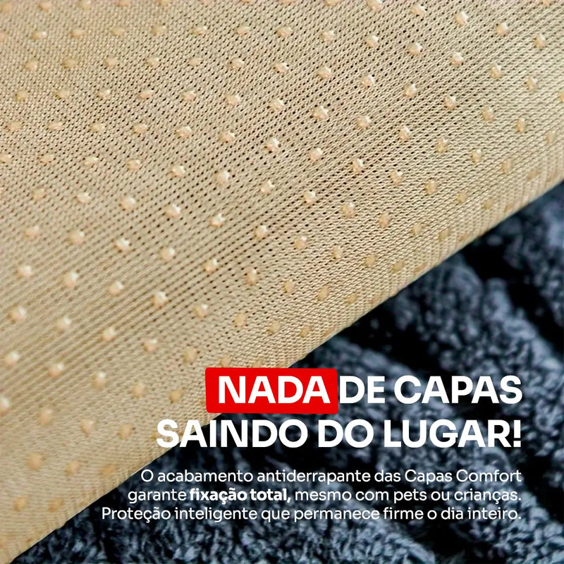 [LEVE 2 PAGUE 1] Capa Universal Comfort Premium para Sofá + BRINDE: Almofadas Comfort